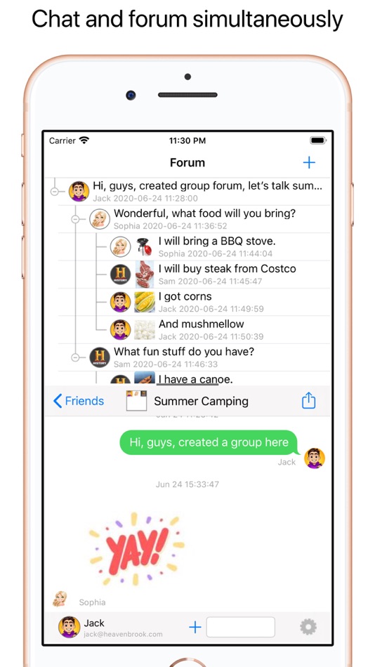 #1. Forum Chat (macOS) Podle: Shanmin Xu