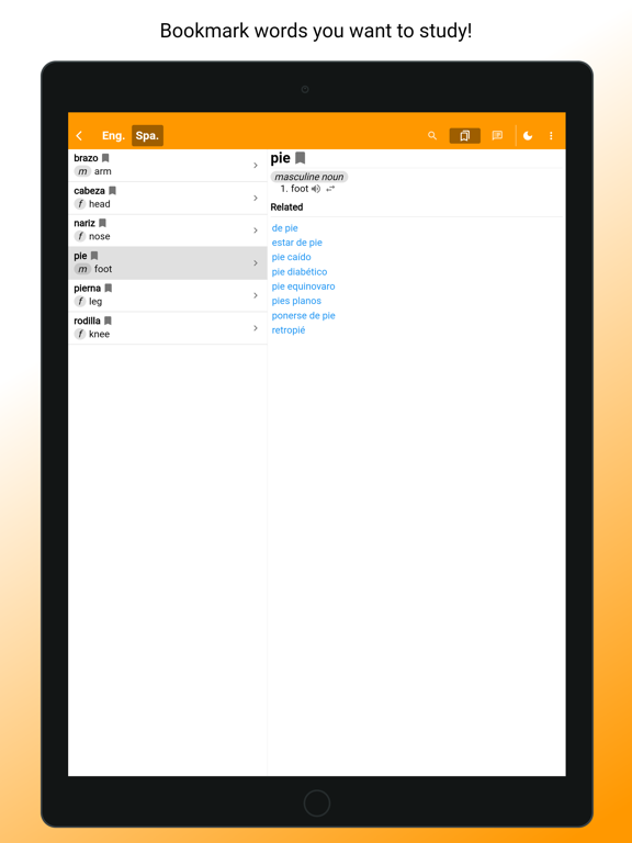 Rogers Dictionary iPad screenshot