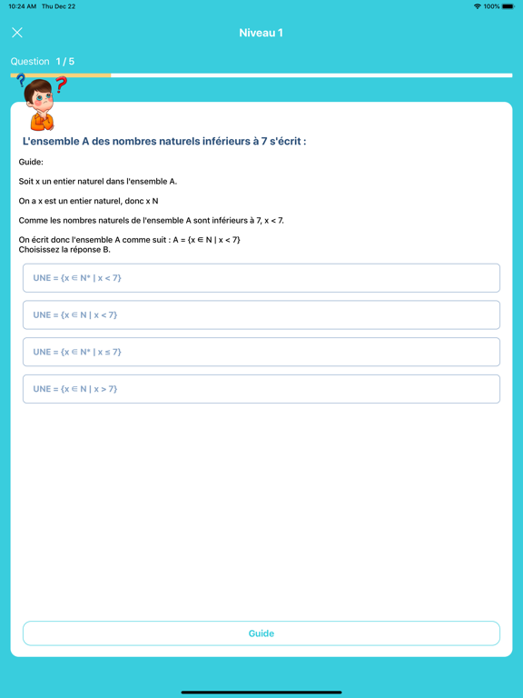 Screenshot #6 pour Maths 6e - Cours & Quiz