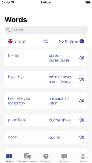 Get to know the Sami languages Screenshot
