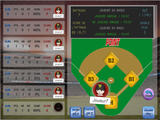 Screenshot #5 pour Baseball Niveau de Jeu