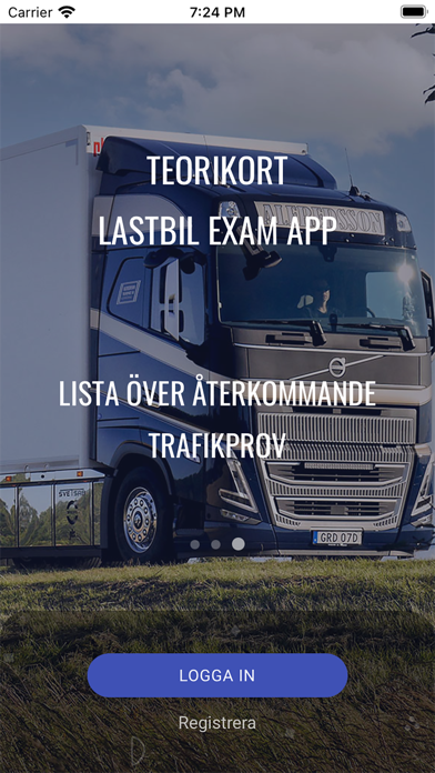 Lastbilkort Screenshot