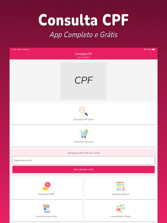 Consulta CPF Limpa Nome Dicas - Apps on Google Play