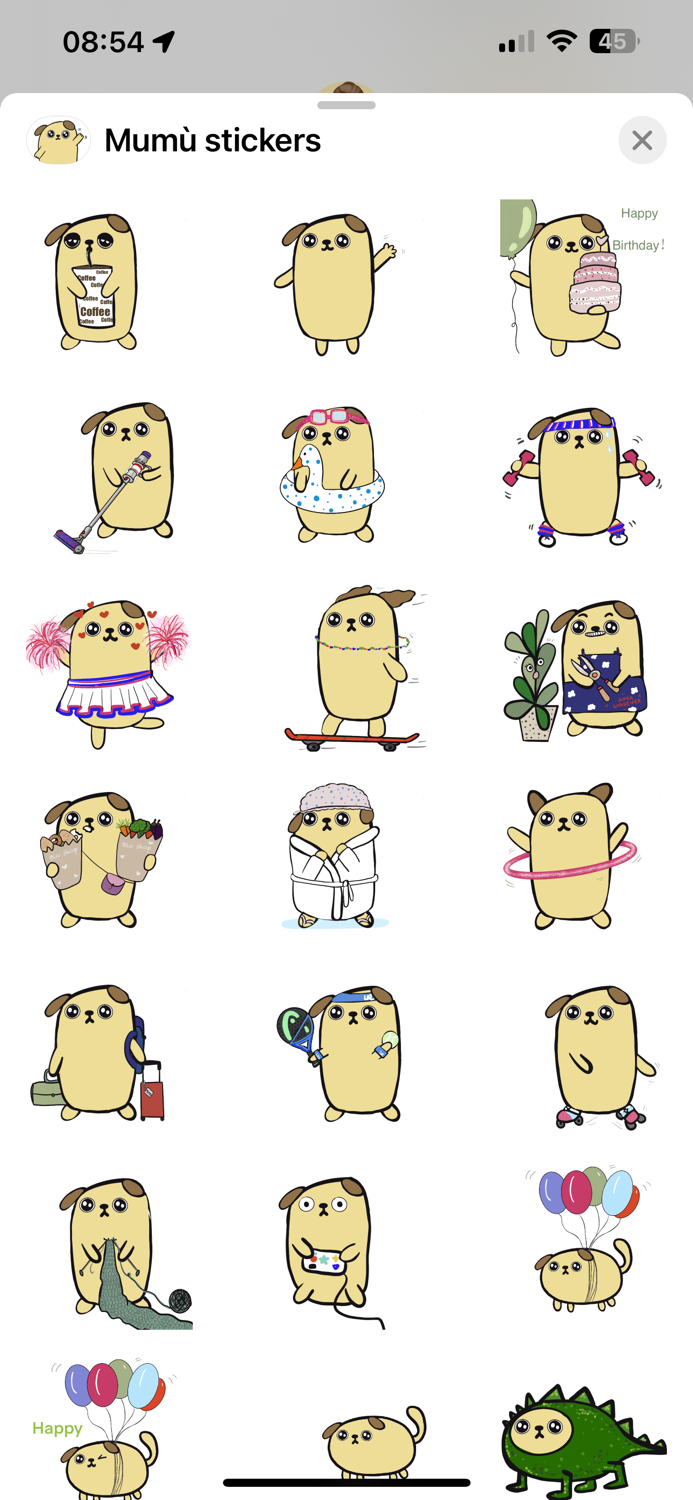 Mumu stickers