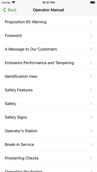Equipment Mobile Screenshot