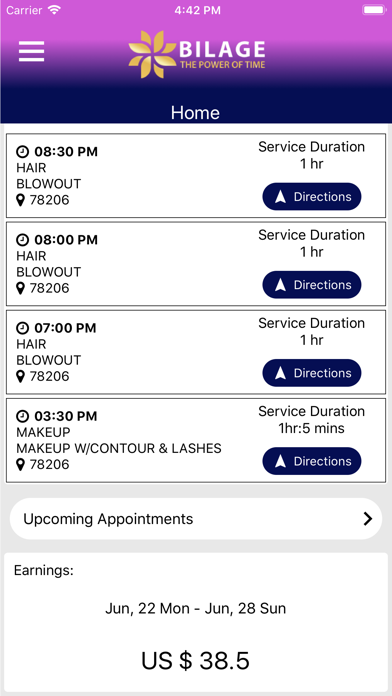 Bilage Business Screenshot