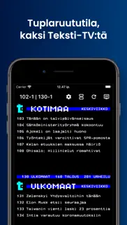 teletext (finland) iphone screenshot 3