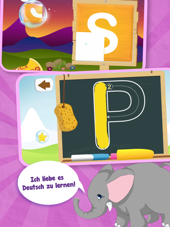 Das deutsche Alphabet - Kinder iPad screenshot 6 - Education app