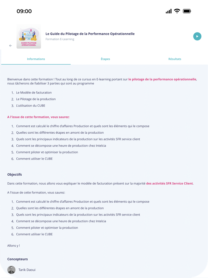 MyLearning by Intelcia