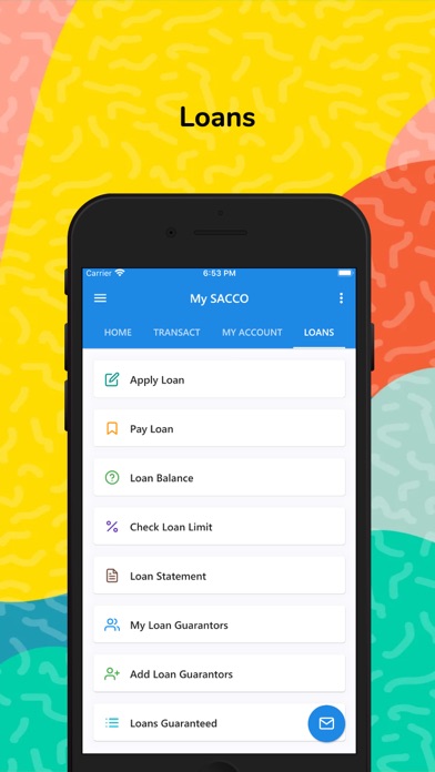 My SACCO Screenshot