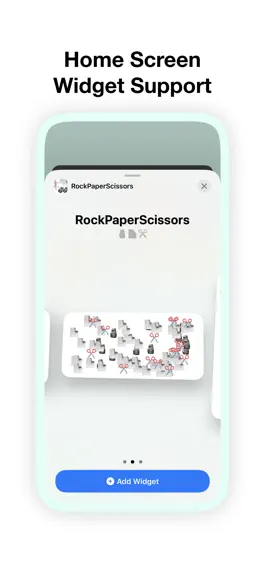 Game screenshot RockPaperScissors Widget apk