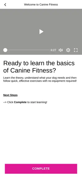 Game screenshot Canine Fitness App hack