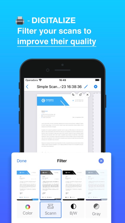 Simple Scanner: Fast Converter