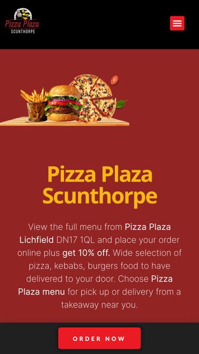 Pizza Plaza Scunthorpe Screenshot