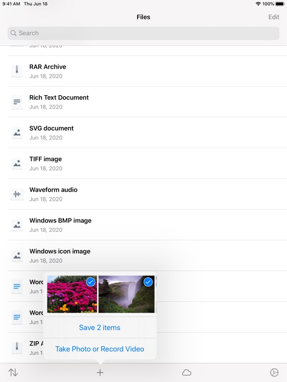 Archiver for iPad