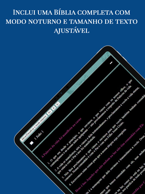 Guia de Estudo da Bíblia iPad screenshot 4 - Book app