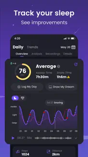 mintal tracker:sleep recorder iphone screenshot 2