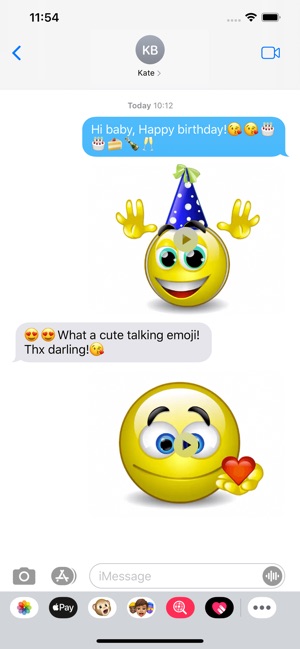 real talk emoji text messages