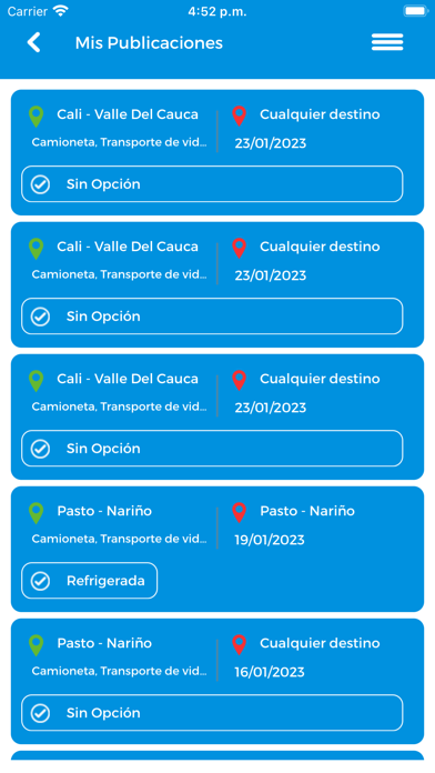 Cárgalo Business Screenshot