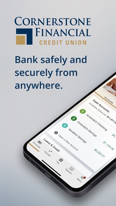 Cornerstone Financial CU Screenshot