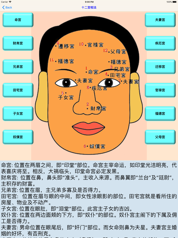 Screenshot #6 pour 面相图解
