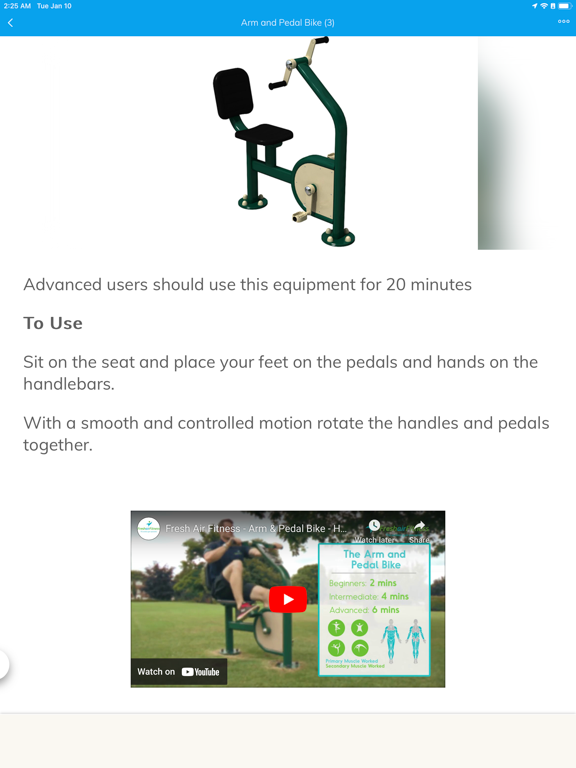 Fresh Air Fitness iPad screenshot