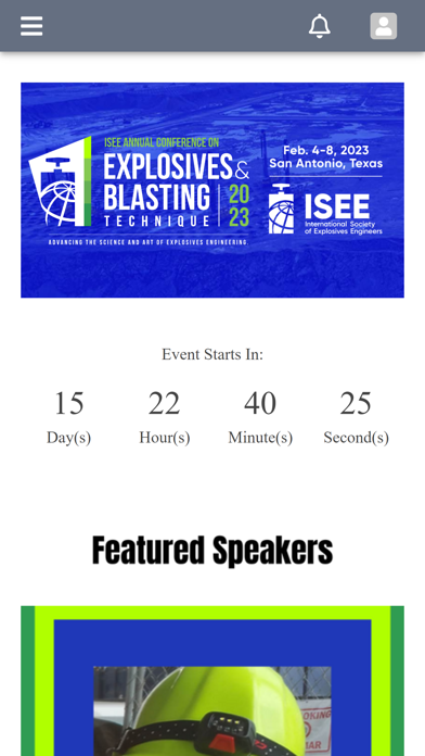ISEE Annual Blaster Conference Screenshot