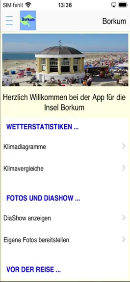 Game screenshot Borkum Urlaubs App apk