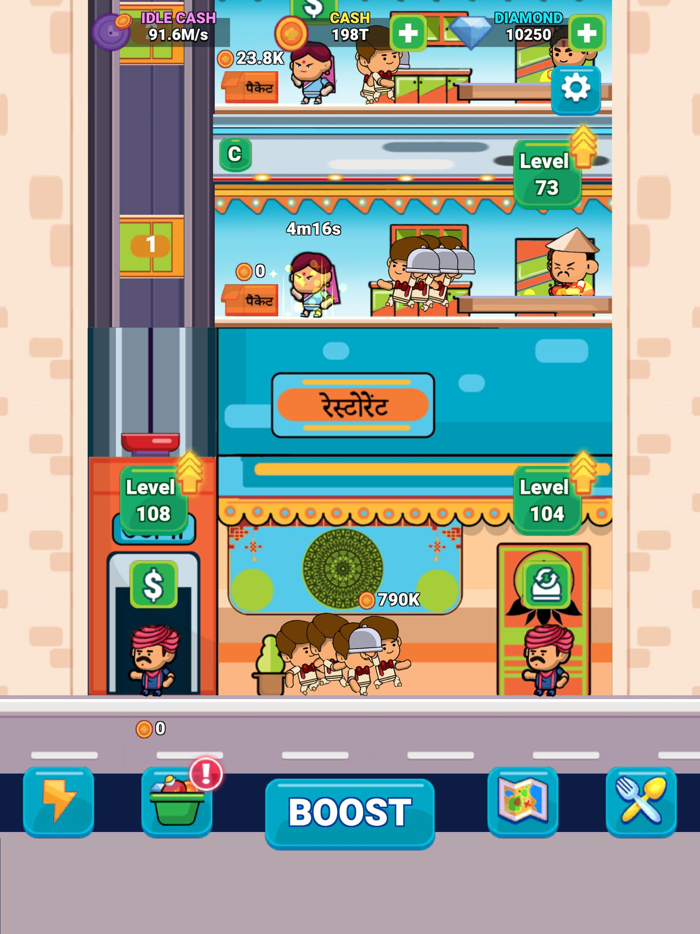 Idle Restaurant Food Manager