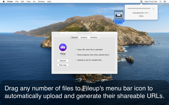Fileup for Dropbox