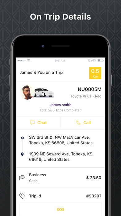 Trip - Rideshare Screenshot