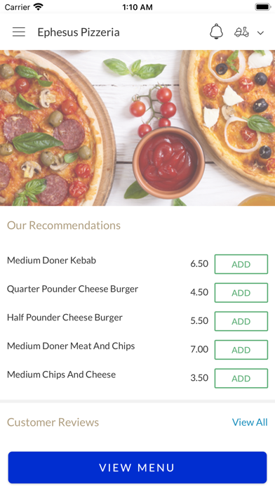 Ephesus Pizzeria Swansea Screenshot