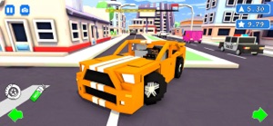 Blocky Car Racing Game screenshot #1 for iPhone