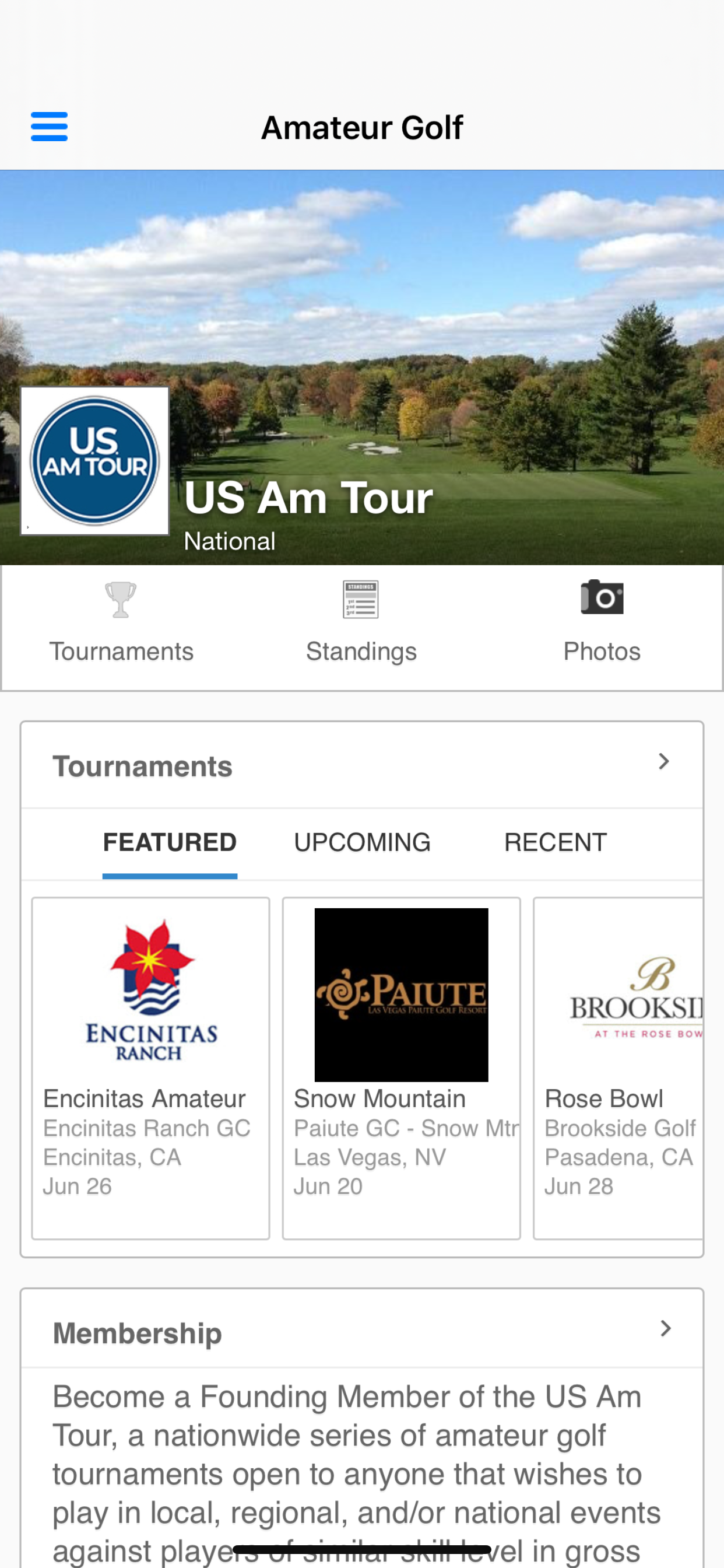 Amateur Golf
