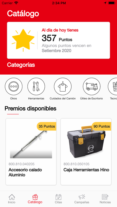 Hino App Screenshot