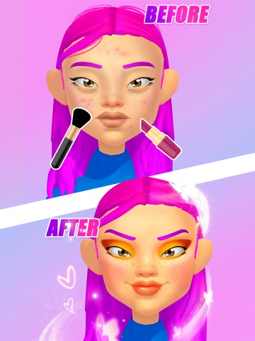 Perfect Makeup 3Dのおすすめ画像1