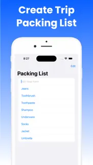 packing list* iphone screenshot 1