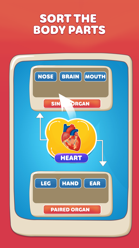 #3. Body Parts Game Fun Learning (iOS) 由: Rohit Makadia