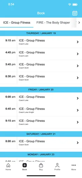 Game screenshot Transform Fitness Booking APP apk