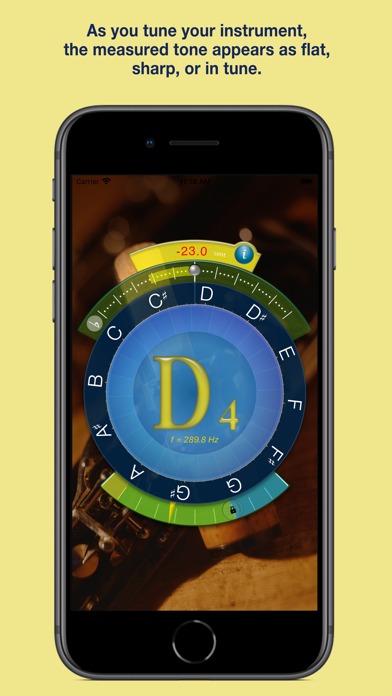 Concert Pitch Instrument Tuner Screenshot