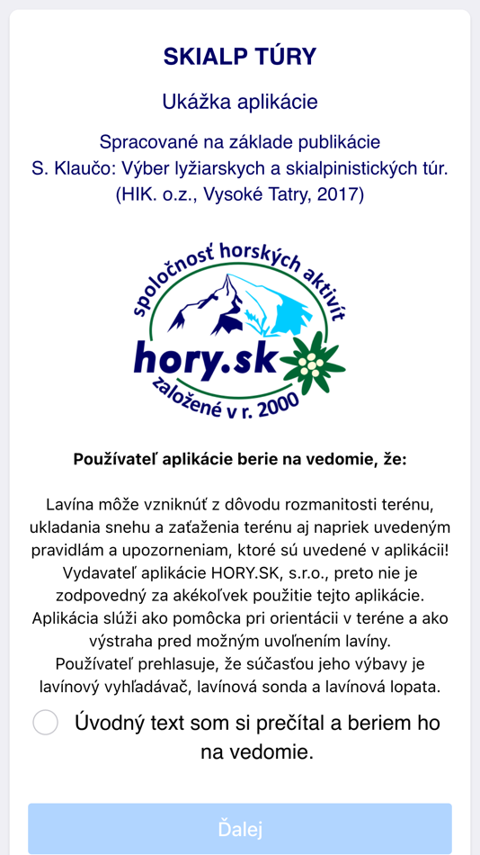 #1. Skialp Túry (iOS) 由: Ladislav Slosiar