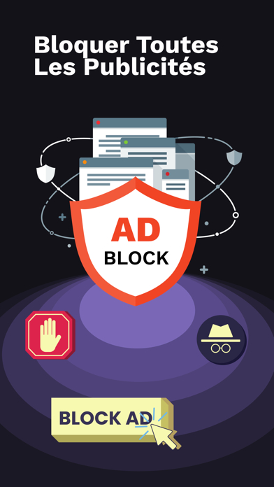 Screenshot #1 pour AdClear: Bloqueur de pub∘