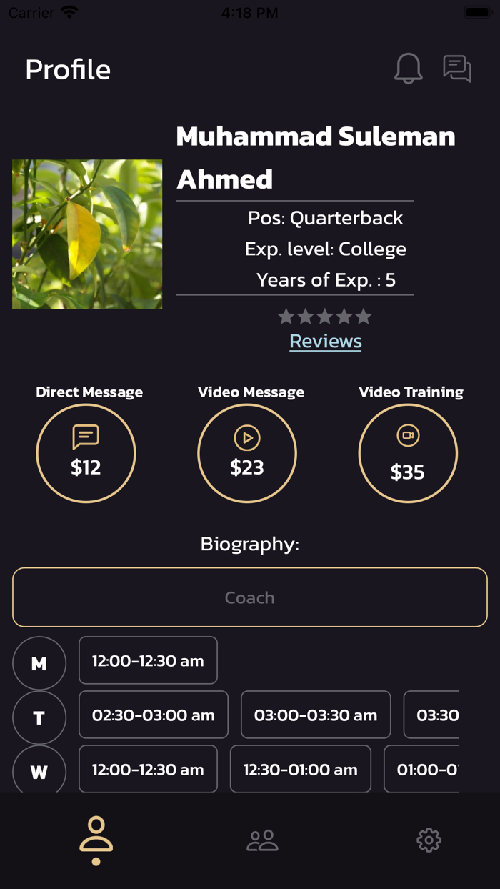 Athlete Coach Network