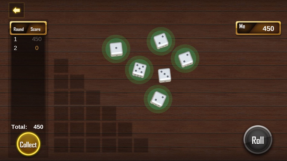 #2. Farkle Dice 3d 1000 Game (iOS) By: Bharath Bn