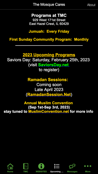 The Mosque Cares:WDM Ministry Screenshot