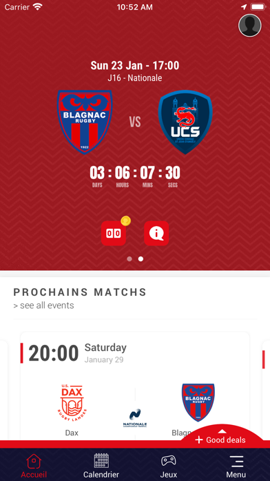 Blagnac Rugby Screenshot