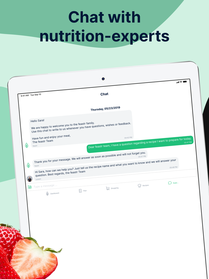 feastr Meal Plan and Recipes