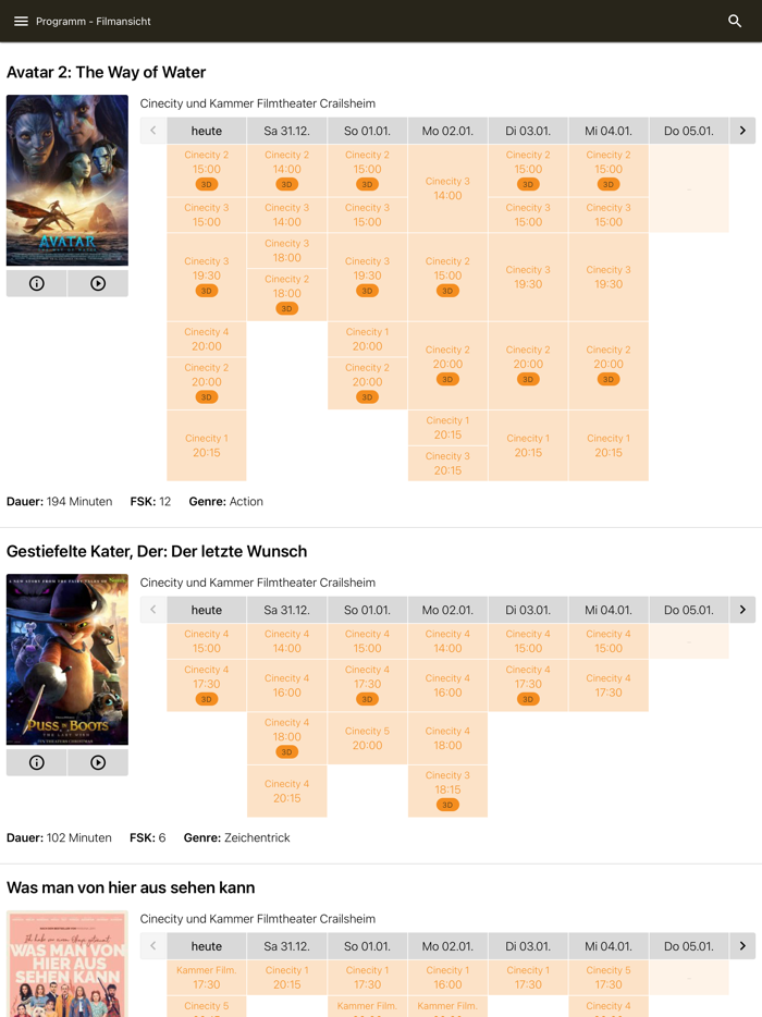 Cinecity Kammer Crailsheim