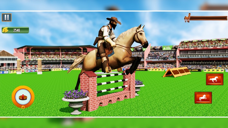 Derby Horse Jumping Games 3d screenshot-5