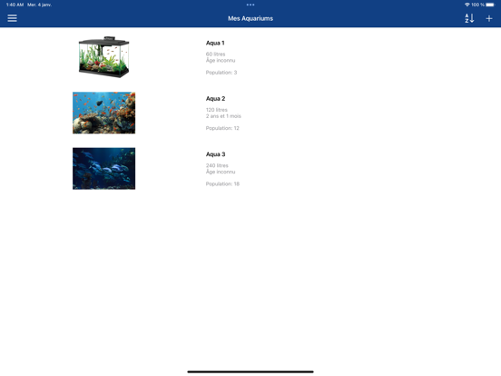 Screenshot #4 pour Aquarium Manager